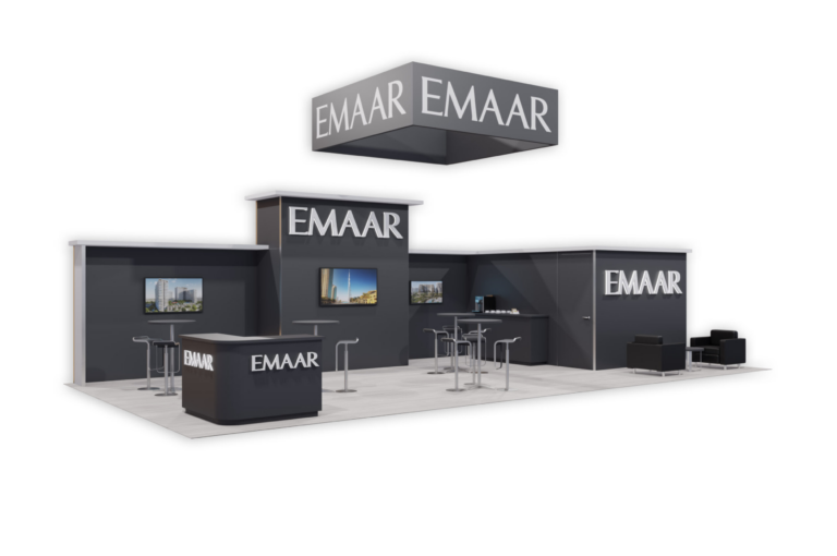 Emaar Rytheon booth design